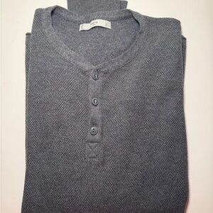 Mango Gray Crewneck Sweater for Men